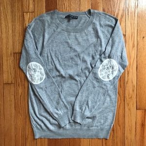 Brixon Ivy Fierro Elbow Patch Crew Neck Sweater